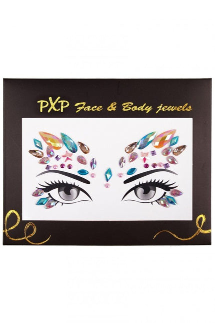 PXP Gezicht Sticker Face Jewels Glitter Unicorn van PXP Professional Colours koop je bij Partywinkel