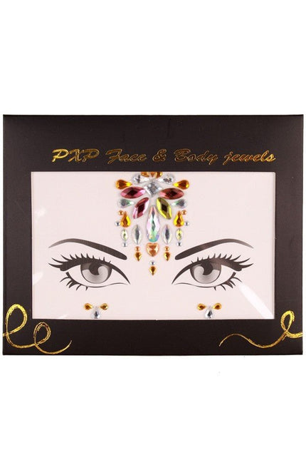 PXP Gezicht Sticker Face Jewels Model J van PXP Professional Colours koop je bij Partywinkel