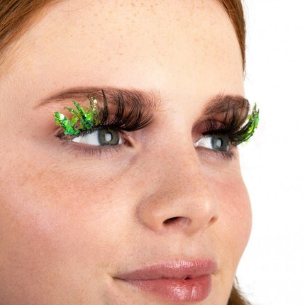 PXP Nep Wimpers Glitter UV Emerald Barranquilla van PXP Professional Colours koop je bij Partywinkel