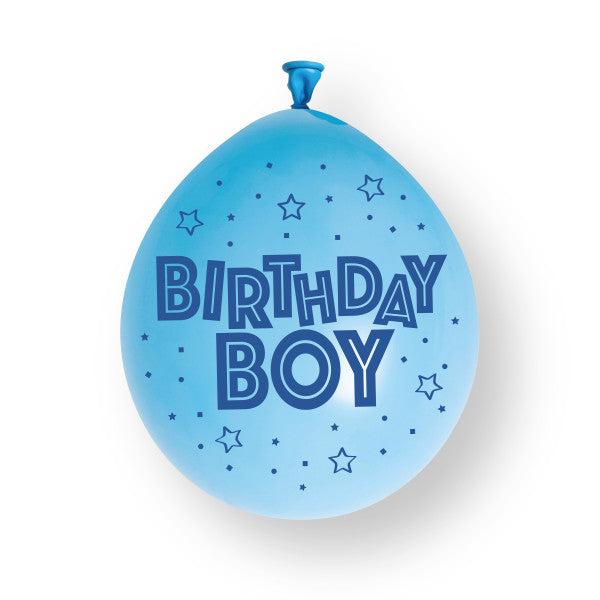10ct Garçon d'anniversaire 9" Ballons en latex