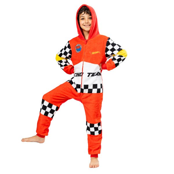 Race Onesie Kind Hot Wheels van Riethmueller koop je bij Partywinkel