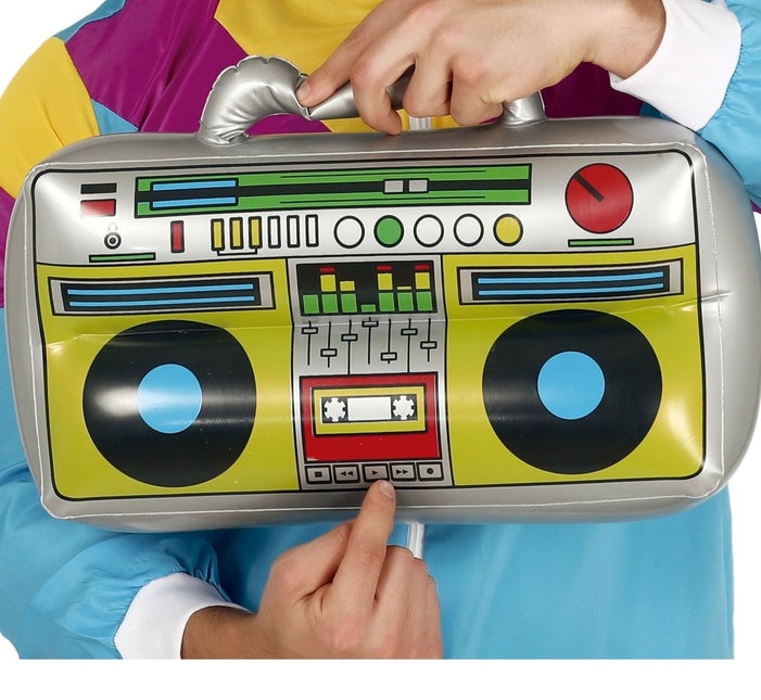 Radio Opblaasbaar 40cm van Fiestas Guirca koop je bij Partywinkel