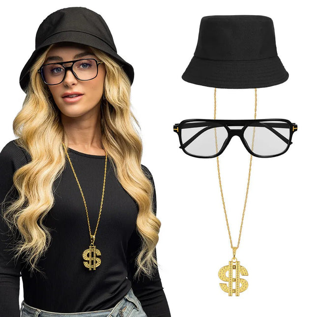 Rapper Accessoireset 3 delig van Boland koop je bij Partywinkel