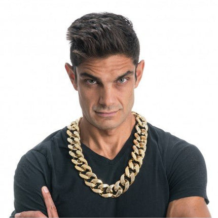 Rapper Ketting Goud 70cm van CHAKS koop je bij Partywinkel