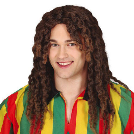 Rasta Pruik Bruin van Fiestas Guirca koop je bij Partywinkel