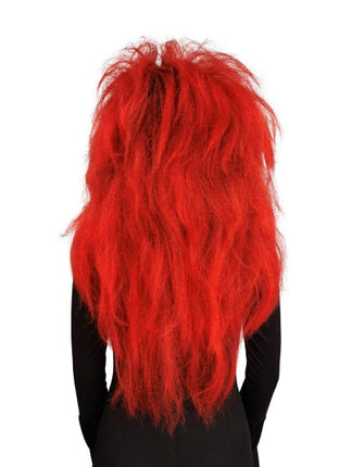 Perruque de sorcière rouge 65 cm