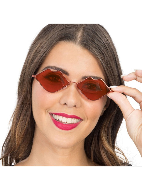Lunettes « Lèvres rouges » 14,5 cm