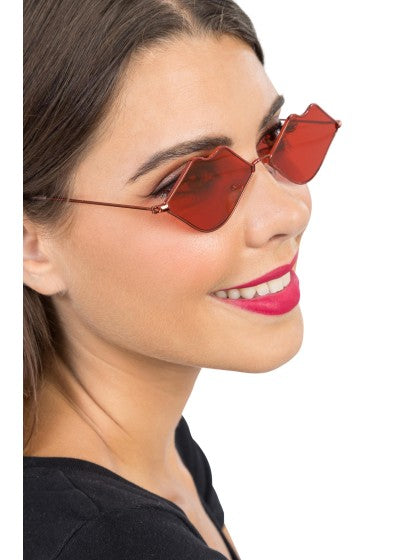 Lunettes « Lèvres rouges » 14,5 cm