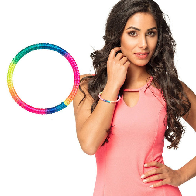 Regenboog Armband van Boland koop je bij Partywinkel