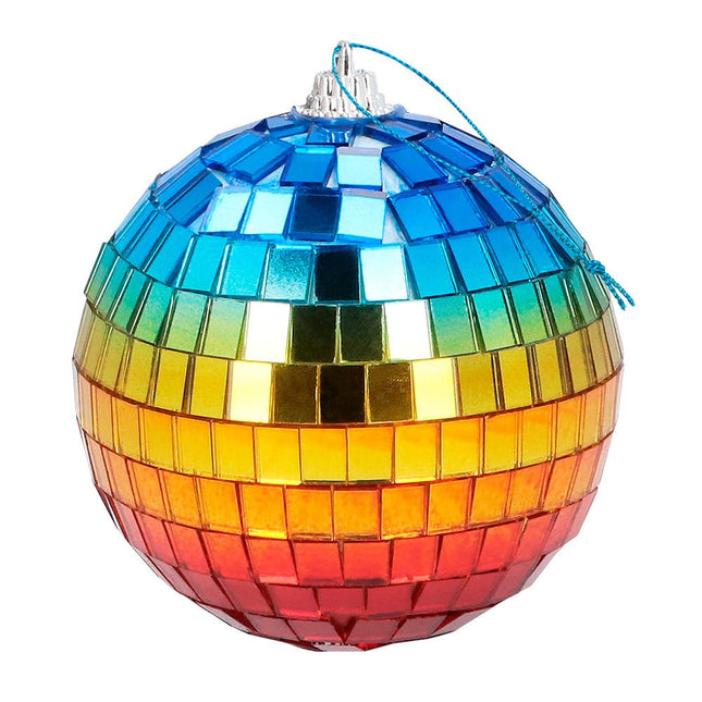 Regenboog Discobal 8cm 6st van Boland koop je bij Partywinkel