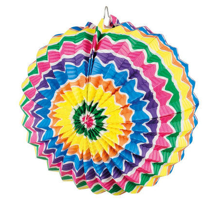 Regenboog Lampionnen Ballon 22cm 12st van Boland koop je bij Partywinkel