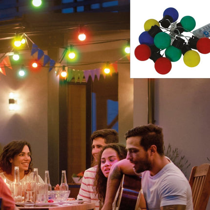 Regenboog Led Lampjes 1,5cm - Partywinkel - 8434077315323