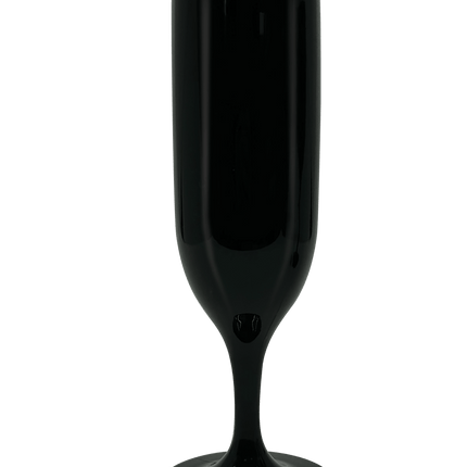 Reusable Solid Color Glasses Reusable Champagne Glasses In Black Color 2St van Procos koop je bij Partywinkel