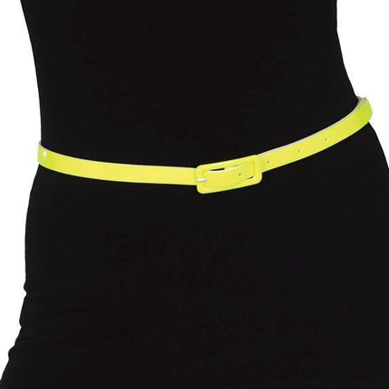 Riem Neon Geel 1,1m van Fiestas Guirca koop je bij Partywinkel