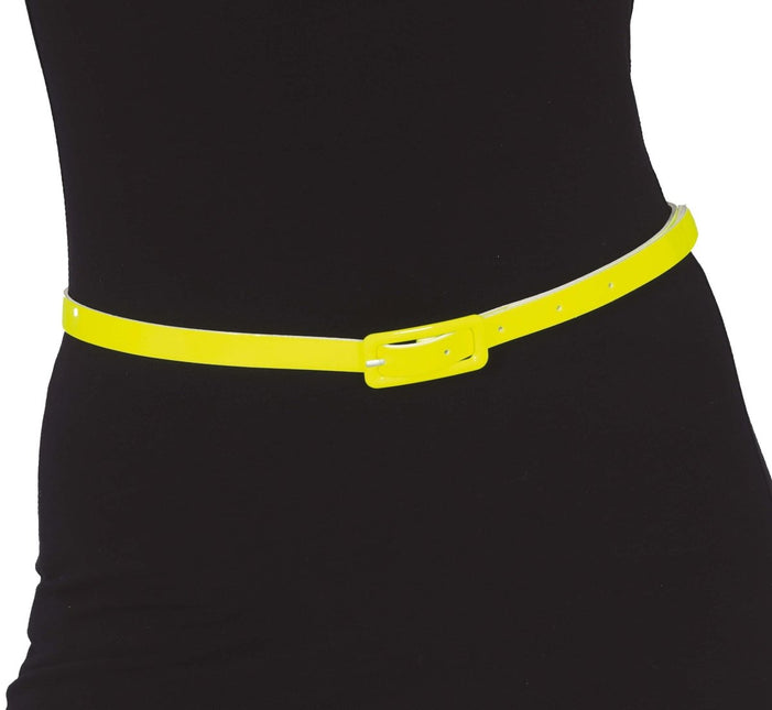 Riem Neon Geel 1,1m van Fiestas Guirca koop je bij Partywinkel