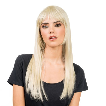 Perruque Rihanna blonde 58 cm