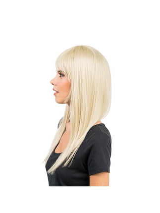 Perruque Rihanna blonde 58 cm