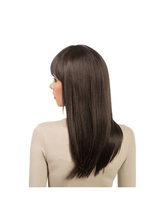 Perruque Rihanna marron 58 cm