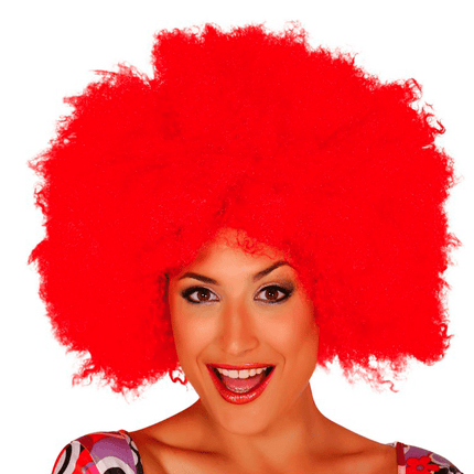 Rode Afro van Fiestas Guirca koop je bij Partywinkel