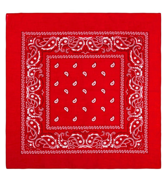 Rode Bandana Patroon van Widmann koop je bij Partywinkel