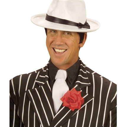 Rode Broche Roos 10cm van Widmann koop je bij Partywinkel