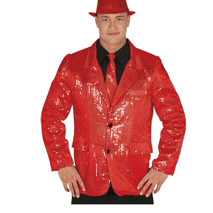 Rode Colbert Glitter van Fiestas Guirca koop je bij Partywinkel