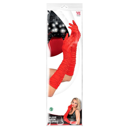 Rode Handschoenen Satijn 44cm van Widmann koop je bij Partywinkel
