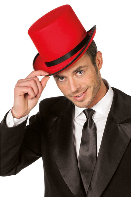 Rode Hoed Hoog van Wilbers & Wilbers koop je bij Partywinkel