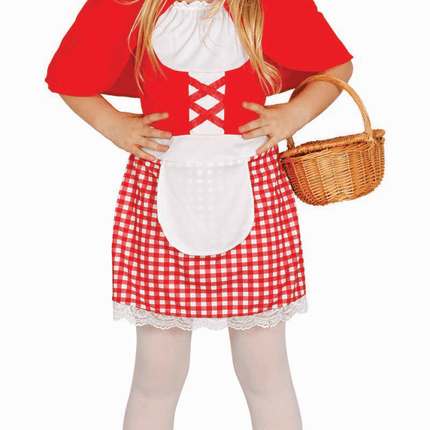 Rode Jurk Kap Kind van Fiestas Guirca koop je bij Partywinkel