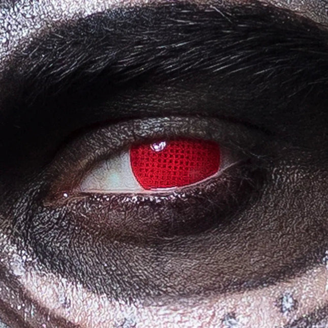 Rode Kleurlenzen Cyborg van Boland koop je bij Partywinkel