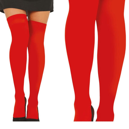 Rode Kousen Dames van Fiestas Guirca koop je bij Partywinkel