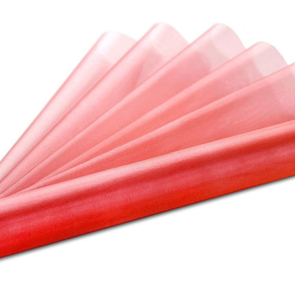 Rode Organza Stof 16cm 9m van Partydeco koop je bij Partywinkel