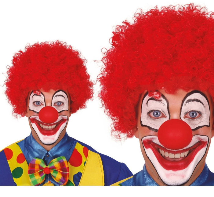 Rode Pruik Krullen van Fiestas Guirca koop je bij Partywinkel