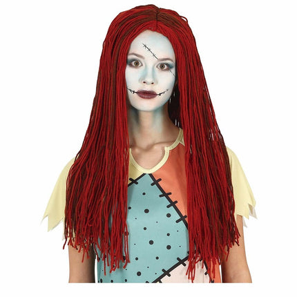 Rode Pruik Wol van Fiestas Guirca koop je bij Partywinkel