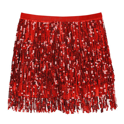 Rode Rok Mini Glitter van Boland koop je bij Partywinkel