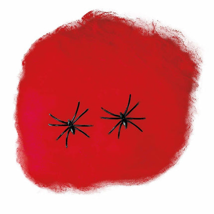 Rode Spinnenweb 60g van Fiestas Guirca koop je bij Partywinkel