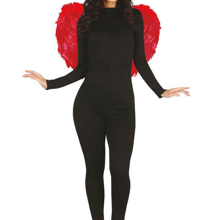 Rode Vleugels Veren 60x45cm van Fiestas Guirca koop je bij Partywinkel