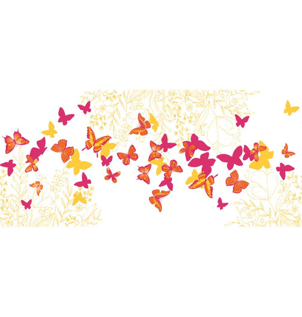 Chemin de table papillon Coloured 5m