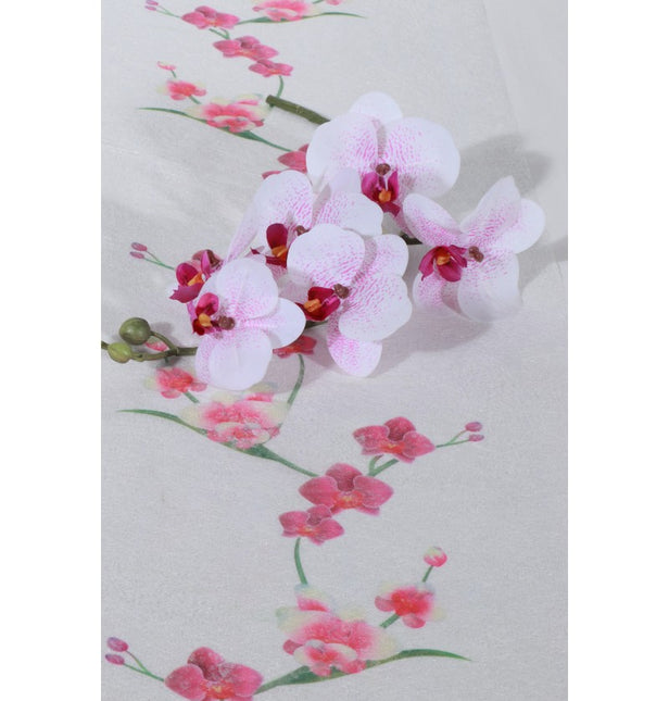 Chemin de table floral Orchidées 5m