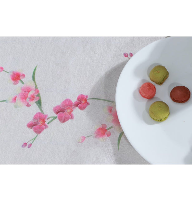 Chemin de table floral Orchidées 5m