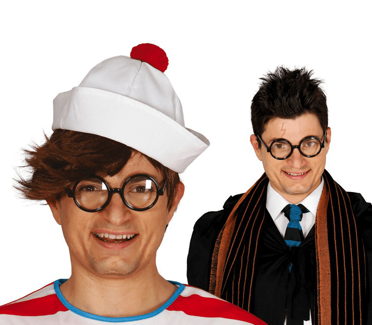 Ronde Bril Zwart van Fiestas Guirca koop je bij Partywinkel