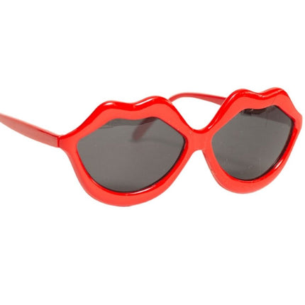 Rood Bril Lippen van Partychimp koop je bij Partywinkel