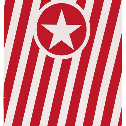 Rood Witte Popcorn Bakjes 6st van Procos koop je bij Partywinkel