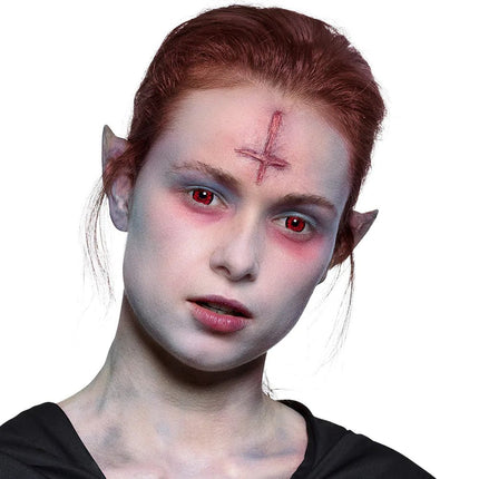 Rood Zwarte Kleurlenzen van Boland koop je bij Partywinkel