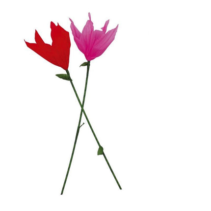 Roos met Kaars 50cm van Fiestas Guirca koop je bij Partywinkel