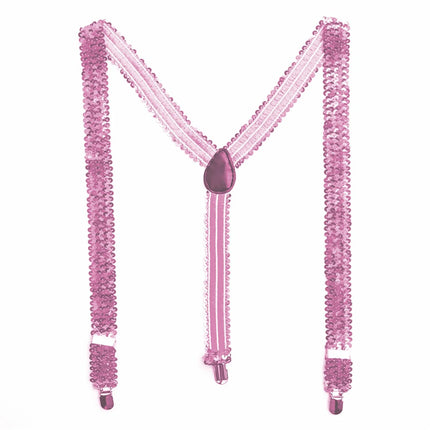 Bretelles à paillettes fluo, 2,5 cm