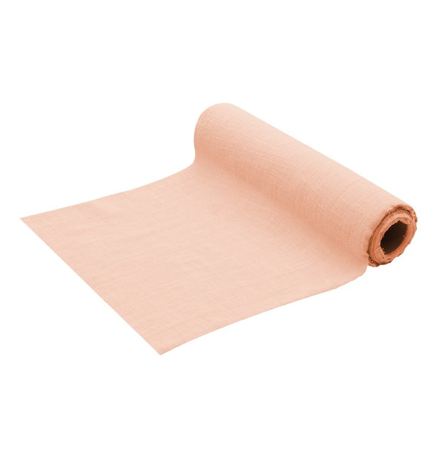 Chemin de table rose Coton 5m