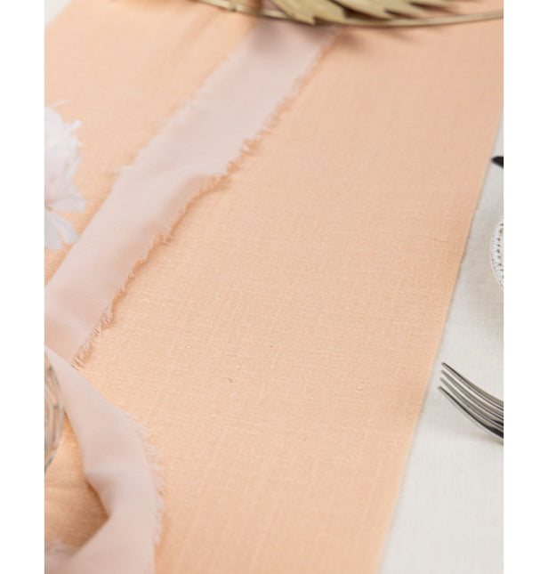 Chemin de table rose Coton 5m