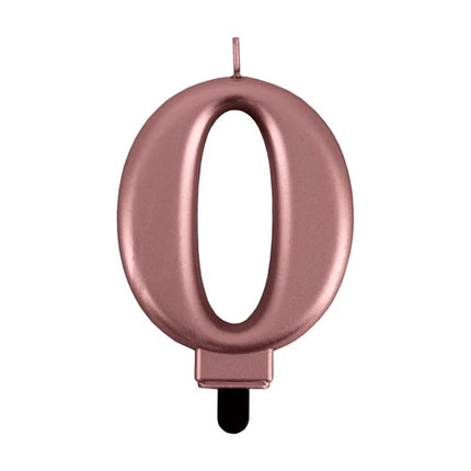 Bougie « 0 ans » en or rose