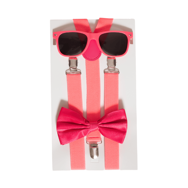 Roze Accessoireset 3 delig van Partychimp koop je bij Partywinkel